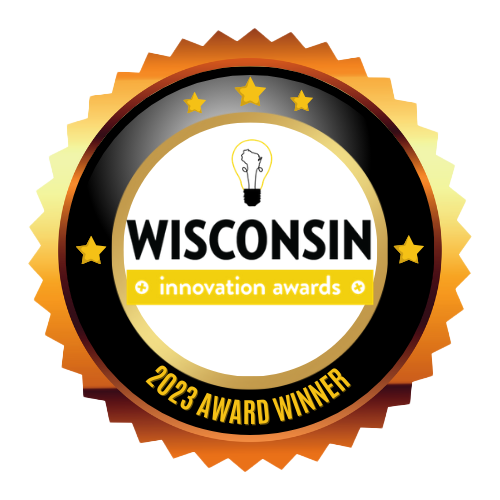 2023 Wisconsin innovation awards winner badge